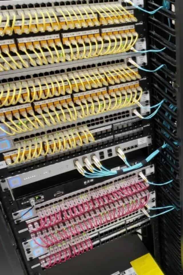 data wiring it rack
